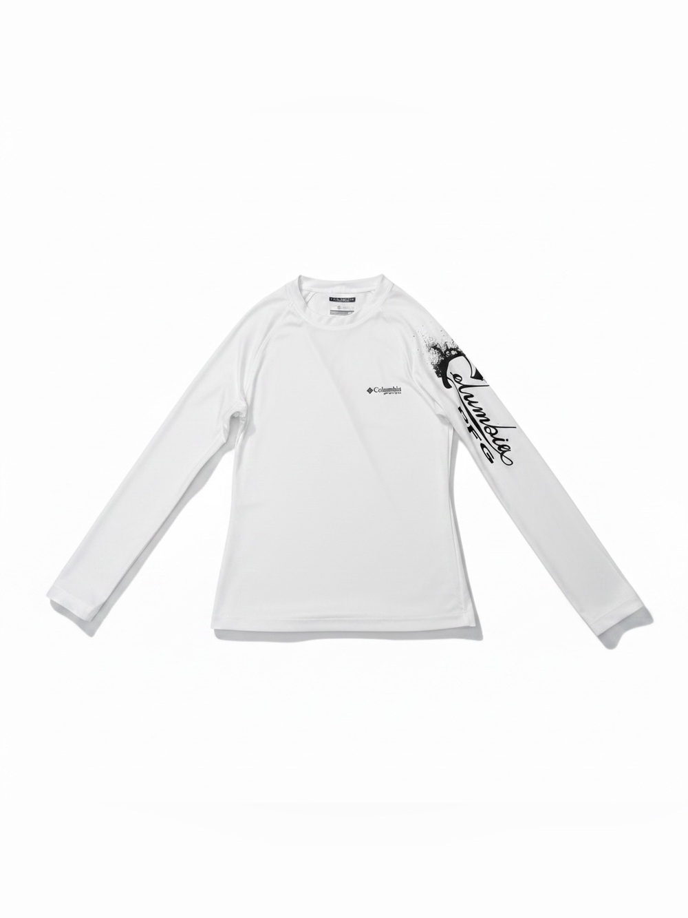 Columbia PFG Shirt Boys Size M White Rash Guard Omni Shade Sun Protection Hiking